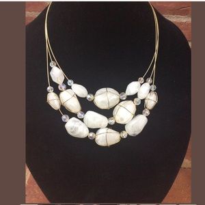 Joan Rivers Goldtone Multi Strand Cable Necklace